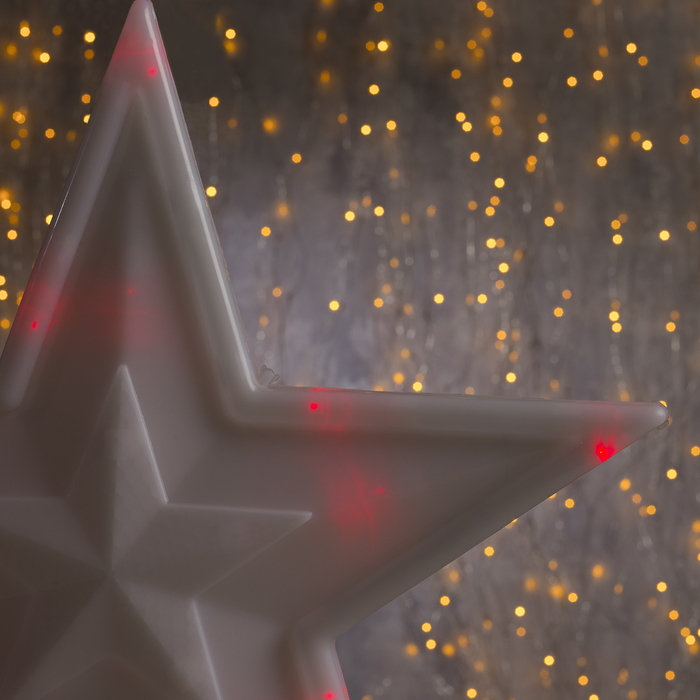 Фигура "Звезда" d-40 см, , 30 LED, 220V, контрол. 8р. КРАСНЫЙ 676360