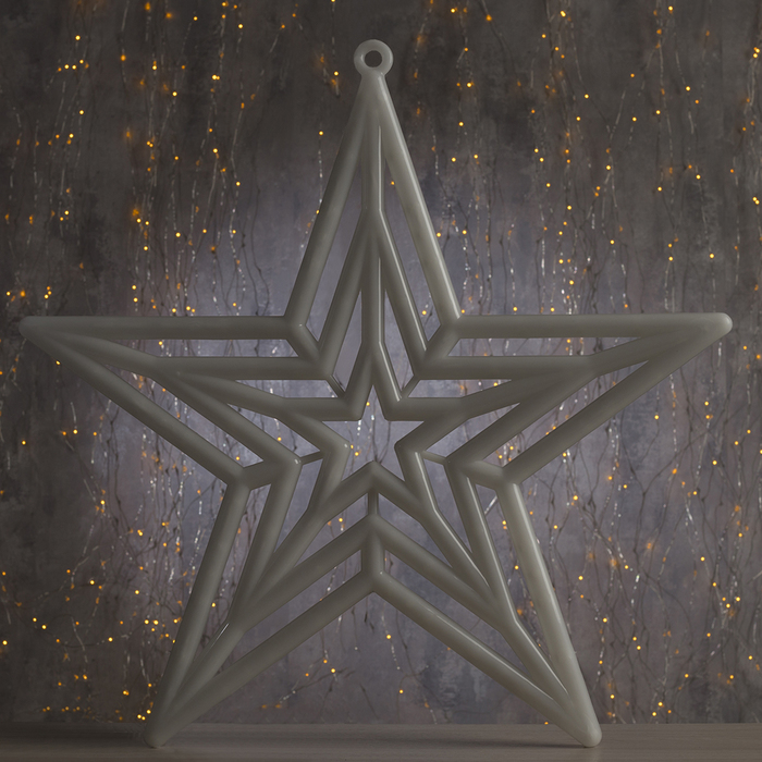 Фигура "Звезда" d-60 см, , 30 LED, 220V, контрол. 8р. КРАСНЫЙ