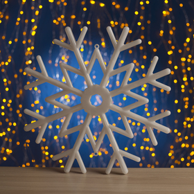 

Фигура "Снежинка" d=40 см, пластик, 30 LED, 220V, контрол. 8р. МУЛЬТИ