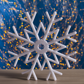 

Фигура "Снежинка" d=40 см, пластик, 30 LED, 220V, контрол. 8р. СИНИЙ