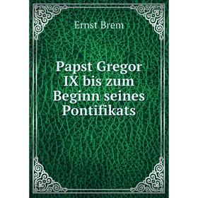 

Книга Papst Gregor IX bis zum Beginn seines Pontifikats