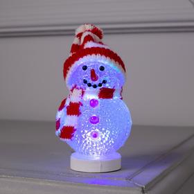 

Фигура акрил. "Снеговичок" 10х4 см, USB, БЕЛЫЙ