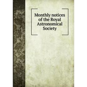 

Книга Monthly notices of the Royal Astronomical Society