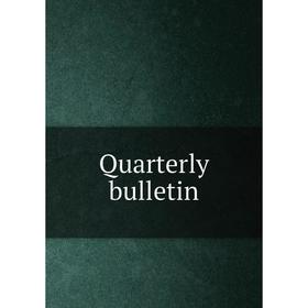 

Книга Quarterly bulletin