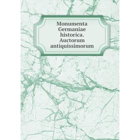 

Книга Monumenta Germaniae historica Auctorum antiquissimorum