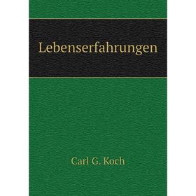 

Книга Lebenserfahrungen