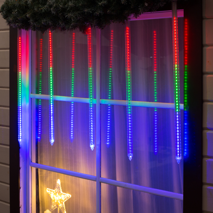 Светодиодная сосулька "Тающая", 0,8 м. d=2 см. УМС-вилка LED-48-220V МУЛЬТИ