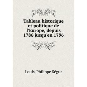 

Книга Tableau historique et politique de l'Europe, depuis 1786 jusqu'en 1796. Louis-Philippe Ségur