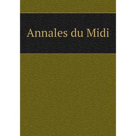 

Книга Annales du Midi