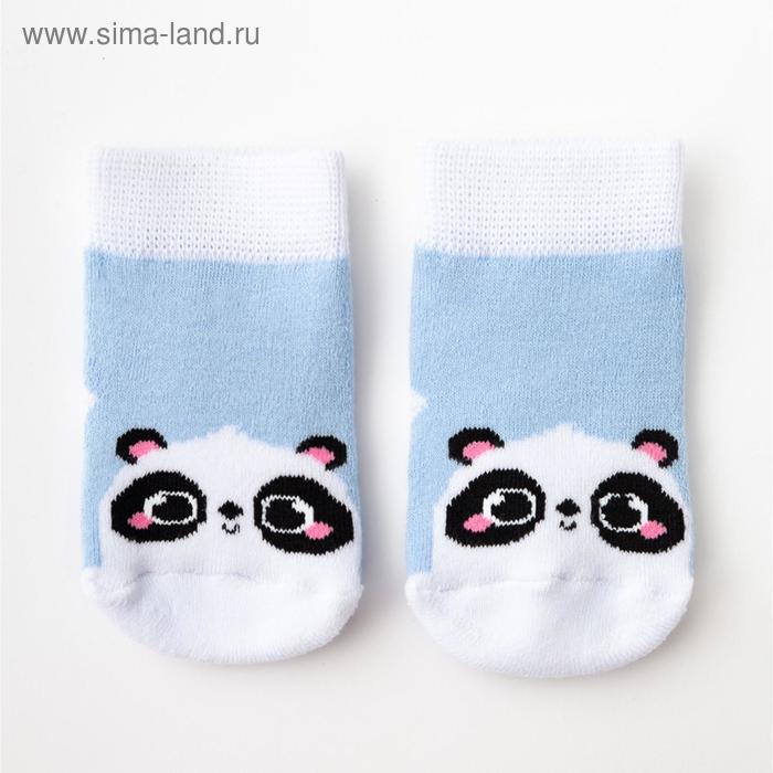 Носки детские махровые Крошка Я «Панда», размер 10-12 см