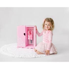 Игрушка детская: шкаф с дизайнерским цветочным принтом (коллекция "Diamond princess" розовый