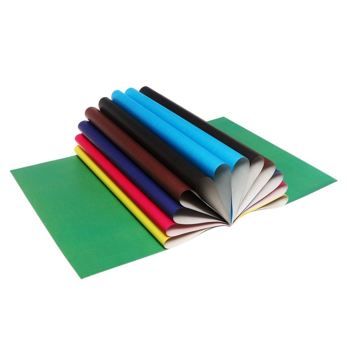 Бумага цветная А4, 16 листов, 8 цветов 4 вида МИКС