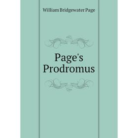

Книга Page's Prodromus