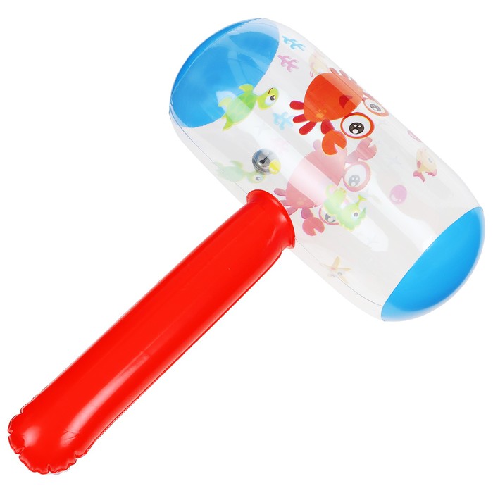 Игрушка надувная со звуком «Молоток», 40 см, цвета МИКС игрушка надувная зайчик 45 см цвета микс