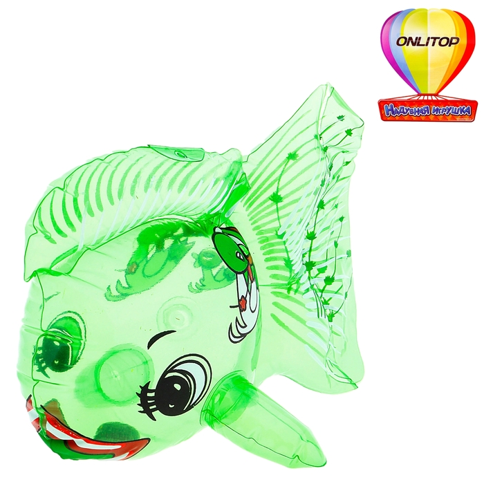 Игрушка надувная со звуком "Рыбка", 22 см, цвета МИКС