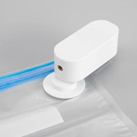 Вакуумный упаковщик LuazON LPS-04, портативный, + насос, от USB, белый Бишкек Вакуумный упаковщик LuazON LPS-04, портативный, + насос, от USB, белый Ош