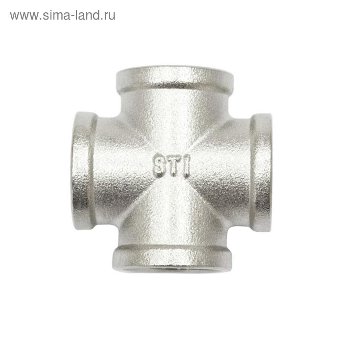 

Крестовина STI, 3/4", никелированная латунь