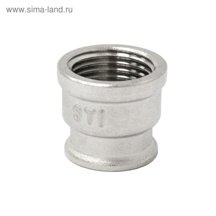

Муфта переходная STI, 1" х 1/2", никелированная латунь