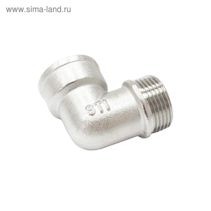 

Угольник STI, 1", внутренняя/наружная резьба, никелированная латунь