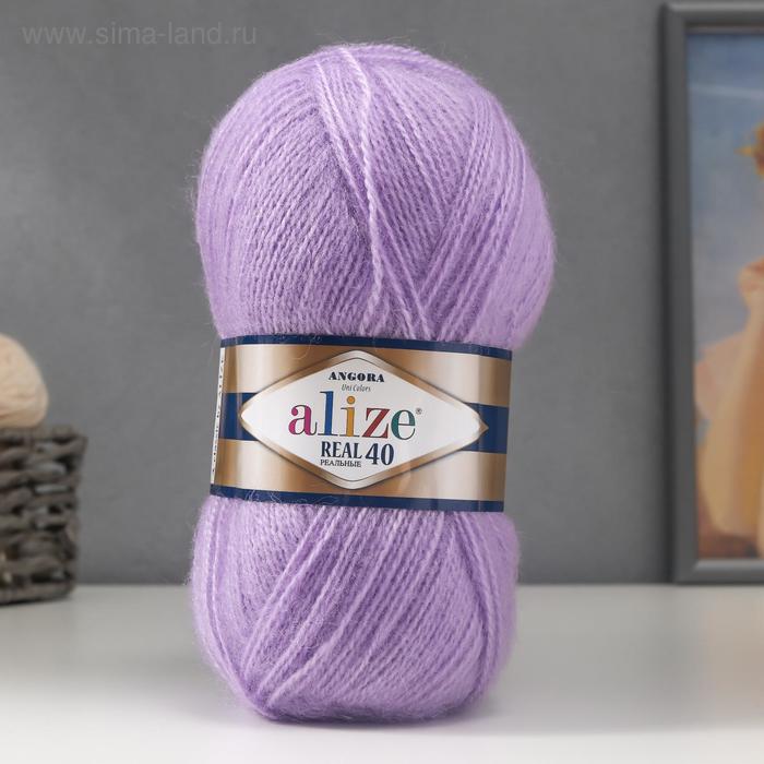 

Пряжа "Angora real 40" 60% акрил, 40% шерсть 430м/100гр (146)