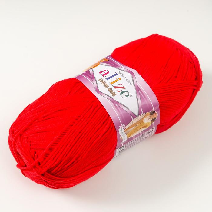 

Пряжа "Cotton Gold" 55% хлопок, 45% акрил, 330м/100гр (56)