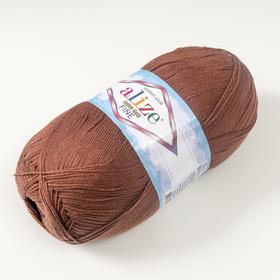 

Пряжа "Cotton gold fine" 55% хлопок, 45% акрил 660м/100гр (493 коричневый)