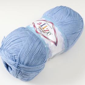 

Пряжа "Cotton gold fine" 55% хлопок, 45% акрил 660м/100гр (40 гиацинт)