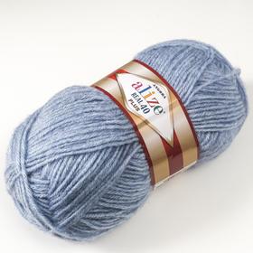 

Пряжа "Angora Real 40 Plus" 40% шерсть, 60% акрил 225м/100гр (221 св.джинс)