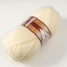 

Пряжа "Angora Real 40 Plus" 40% шерсть, 60% акрил 225м/100гр (01 молочный)