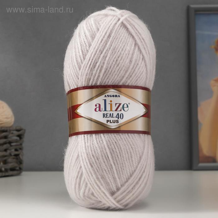 

Пряжа "Angora Real 40 Plus" 40% шерсть, 60% акрил 225м/100гр (599 речн.жемчуг)