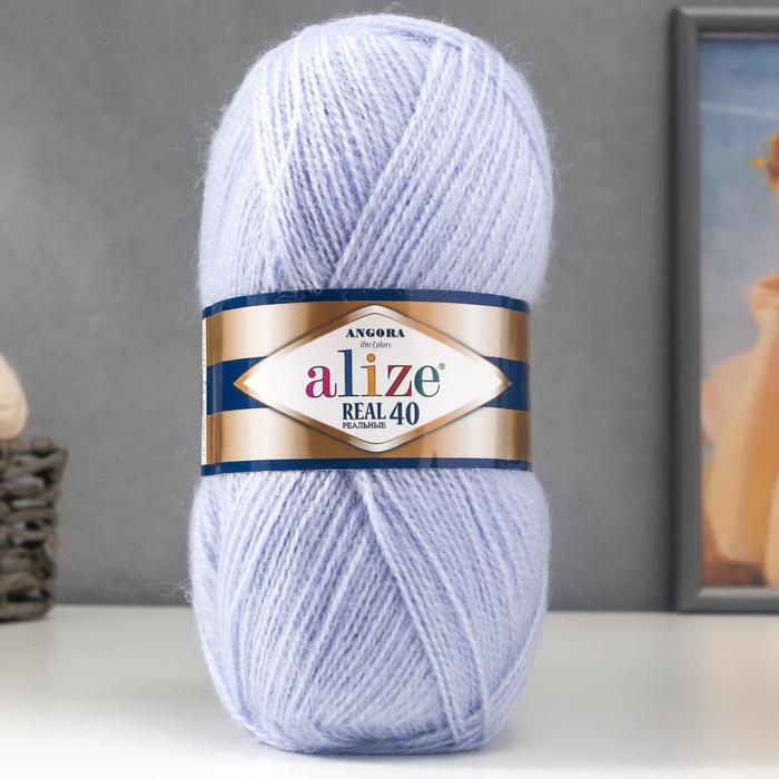 

Пряжа "Angora real 40" 60% акрил, 40% шерсть 430м/100гр (51)