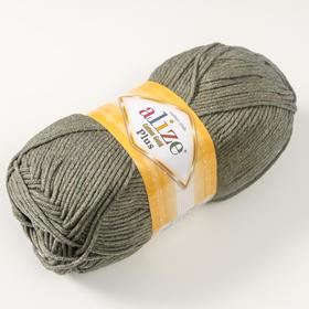 

Пряжа "Cotton Gold Plus" 55% хлопок, 45% акрил 200м/100гр (270 полынь)