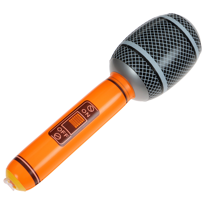 Игрушка надувная «Микрофон», 30 см, цвета МИКС игрушка надувная микрофон 65 см звук цвета микс