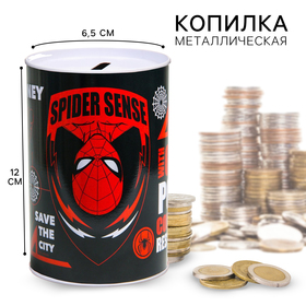 Копилка "Spider sense", Человек-паук 6,5 см х 6,5 см х 12 см