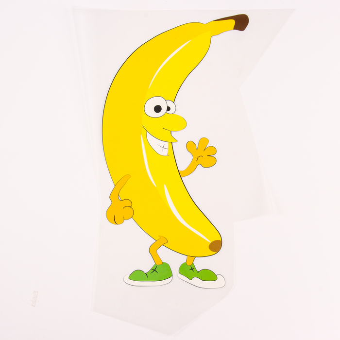 Термотрансфер «Банан», 28 х 15 см, набор 10 шт.