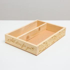 

Ящик-кашпо подарочный «Звезды», 27,5 × 20 × 5 см