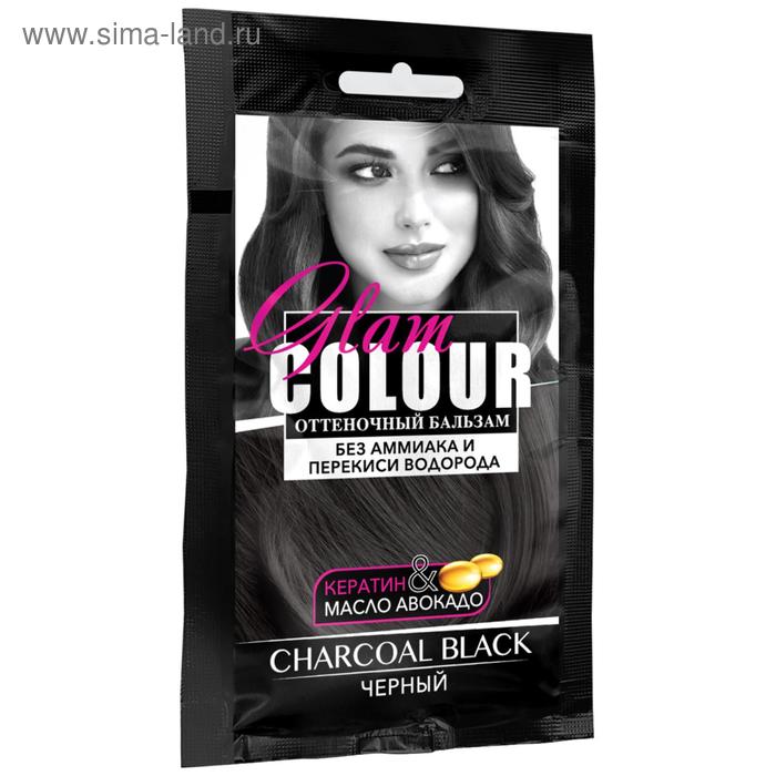 Краски для волос Оттеночный бальзам для волос FARA GC charcoal black, черный, 40 мл