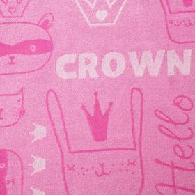 

Полотенце махровое "Этель" Little crown, 70х130 см, 100% хлопок, 420гр/м2
