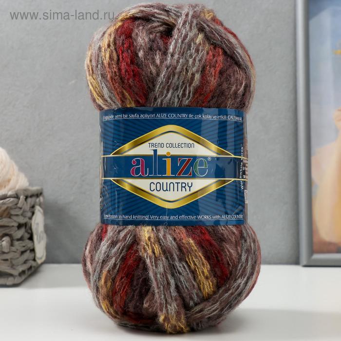 

Пряжа "Country New" 20% шерсть, 25% полиамид, 55% акрил 34м/100гр (5038)