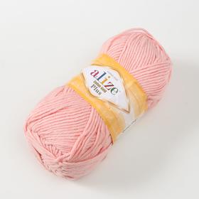 

Пряжа "Cotton Gold Plus" 55% хлопок, 45% акрил 200м/100гр (393 св. розовый)