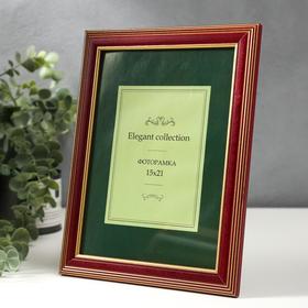 

Фоторамка дерево 15х21 см 507210 вишня