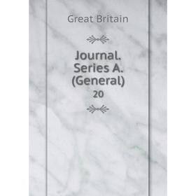 

Книга Journal . Series A. (General) 20