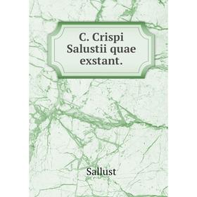 

Книга C. Crispi Salustii quae exstant.