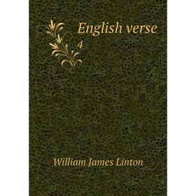 

Книга English verse 4. William James Linton