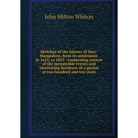 

Книга Sketches of the history of New-Hampshire, from its settlement in 1623, to 1833: comprising notices of the memorable events and