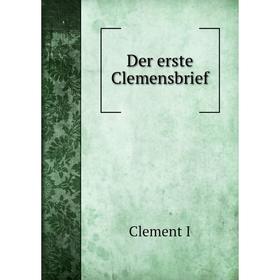 

Книга Der erste Clemensbrief