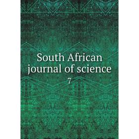 

Книга South African journal of science 7
