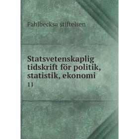 

Книга Statsvetenskaplig tidskrift för politik, statistik, ekonomi 11