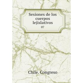 

Книга Sesiones de los cuerpos lejislativos 07