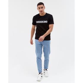 

Футболка KAFTAN WEEEEEKend, цвет чёрный, размер 52